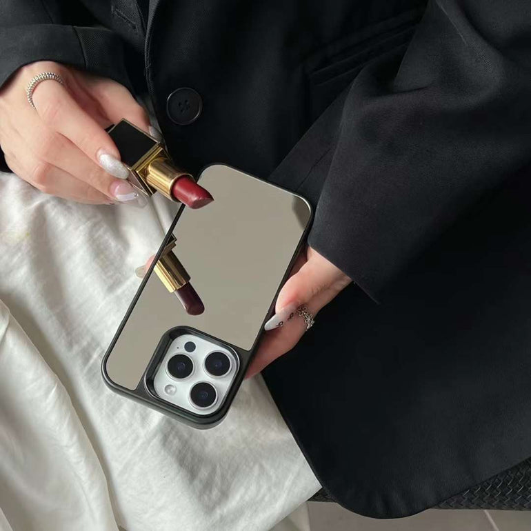 Reflective Mirror Silicon iPhone Case For iPhone