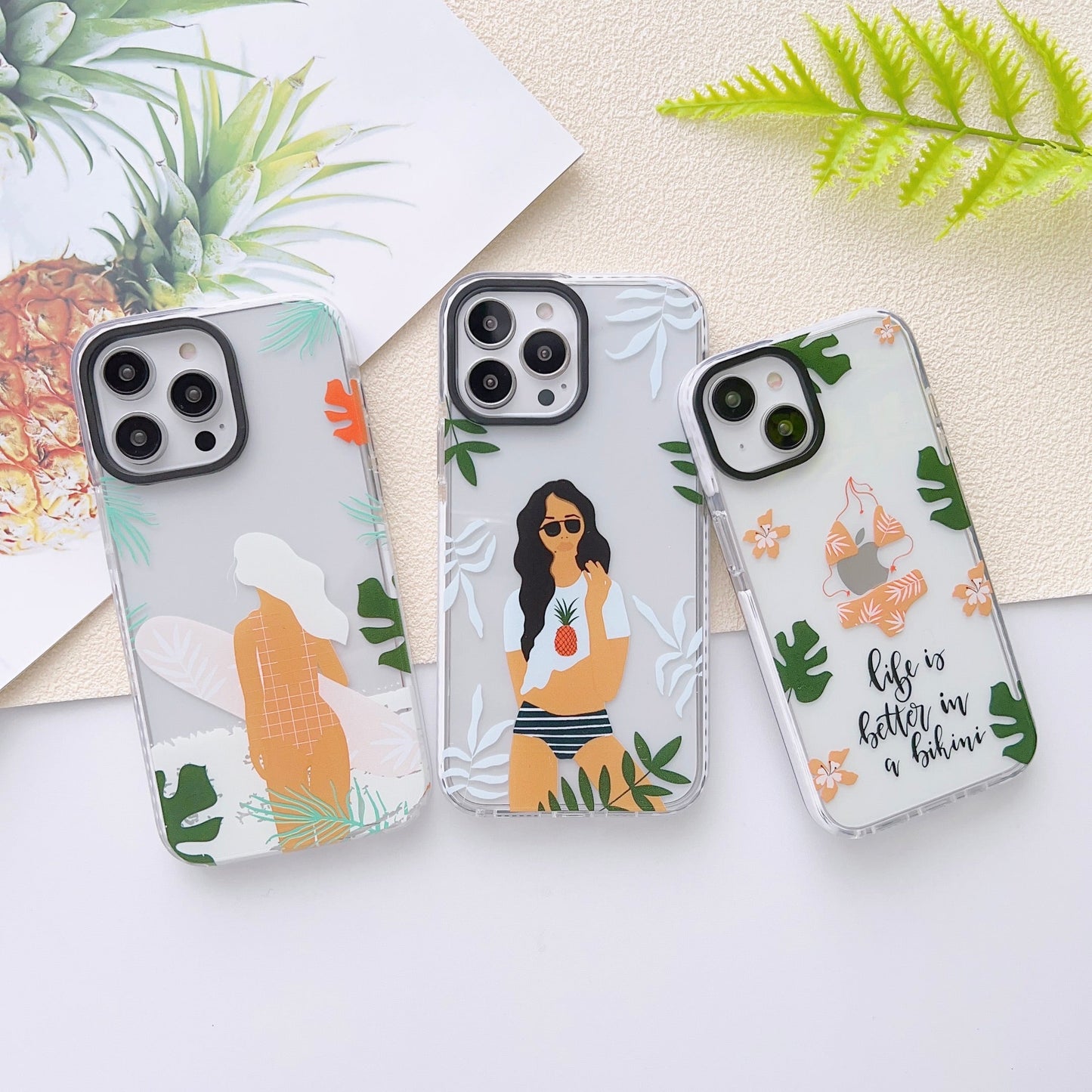iPhone Impact Proof Customised Silicon Case ( Summer Collection )