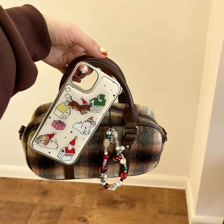Baby Dogs Celebration Case For iPhone With Charm