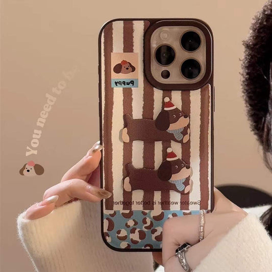 Cute Puppy Case For iPhone