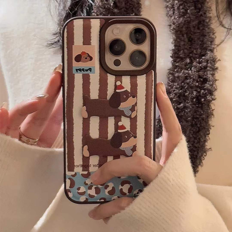 Cute Puppy Case For iPhone