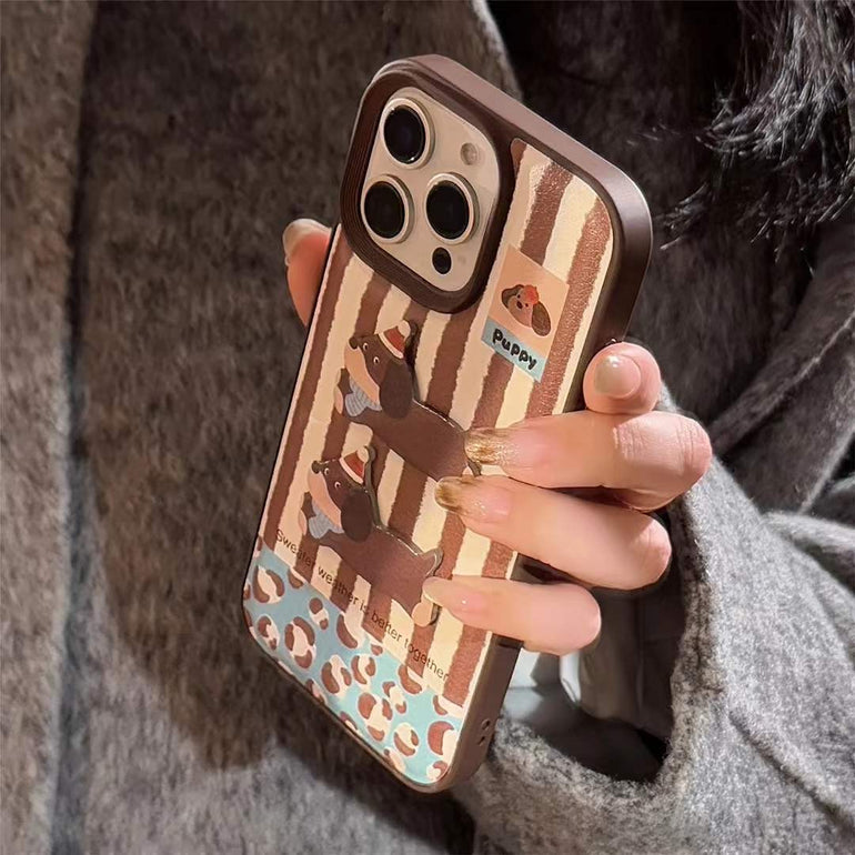 Cute Puppy Case For iPhone