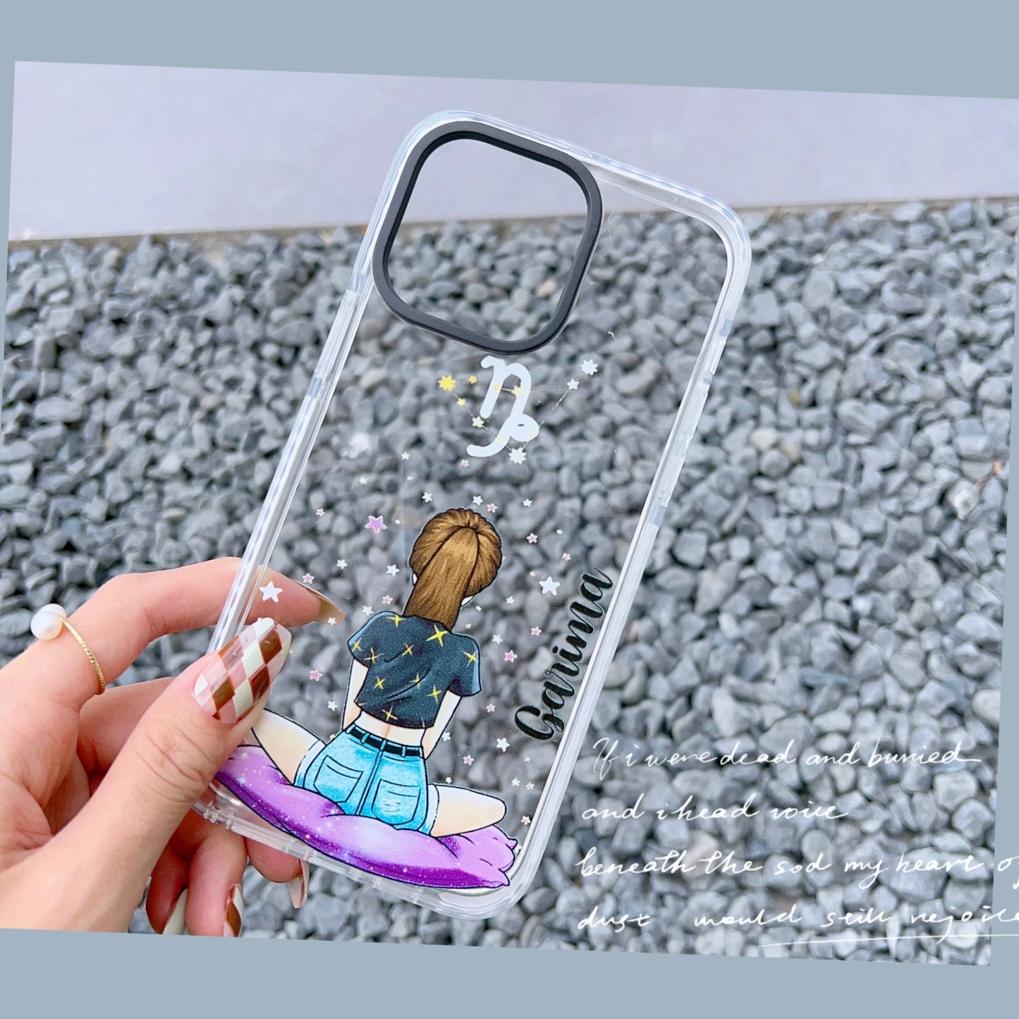 iPhone Impact Proof Customised Silicon Case ( Sun Signs )