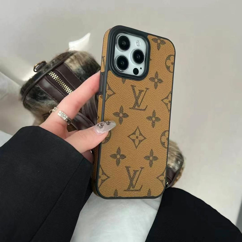 Luxury Branded Designer Leather Case For iPhone