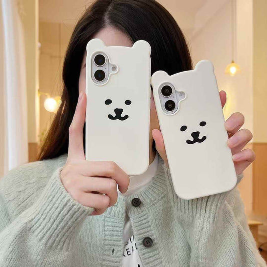 Cute Puppy Silicon Case For iPhone