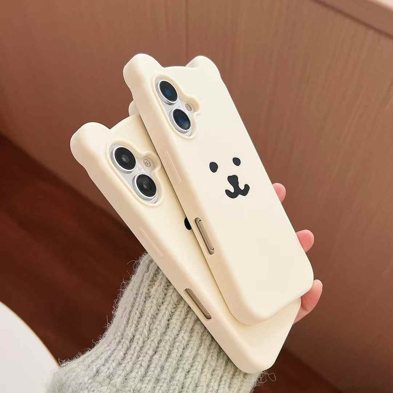 Cute Puppy Silicon Case For iPhone