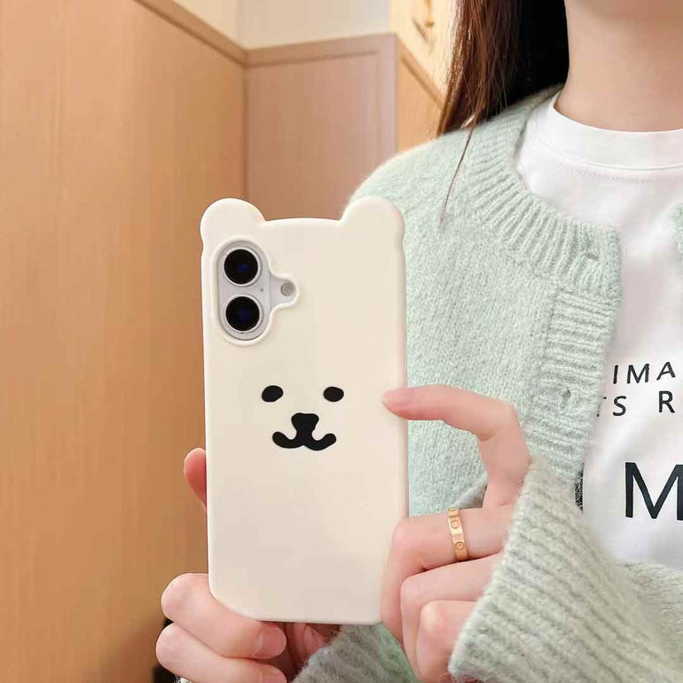 Cute Puppy Silicon Case For iPhone