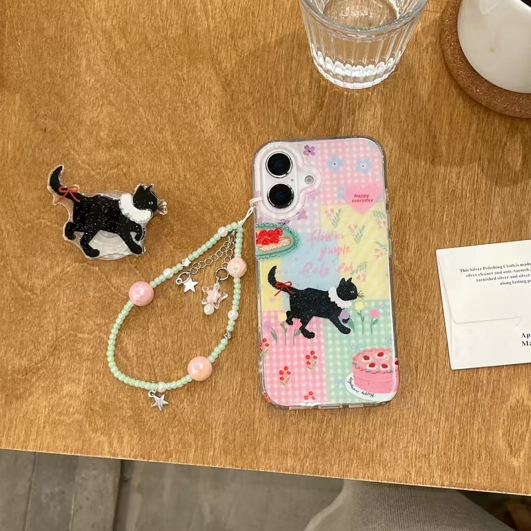 Kitten Silicon Case For iPhone With Cute Charm