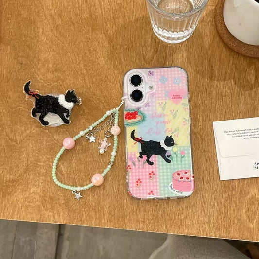 Kitten Silicon Case For iPhone With Cute Charm