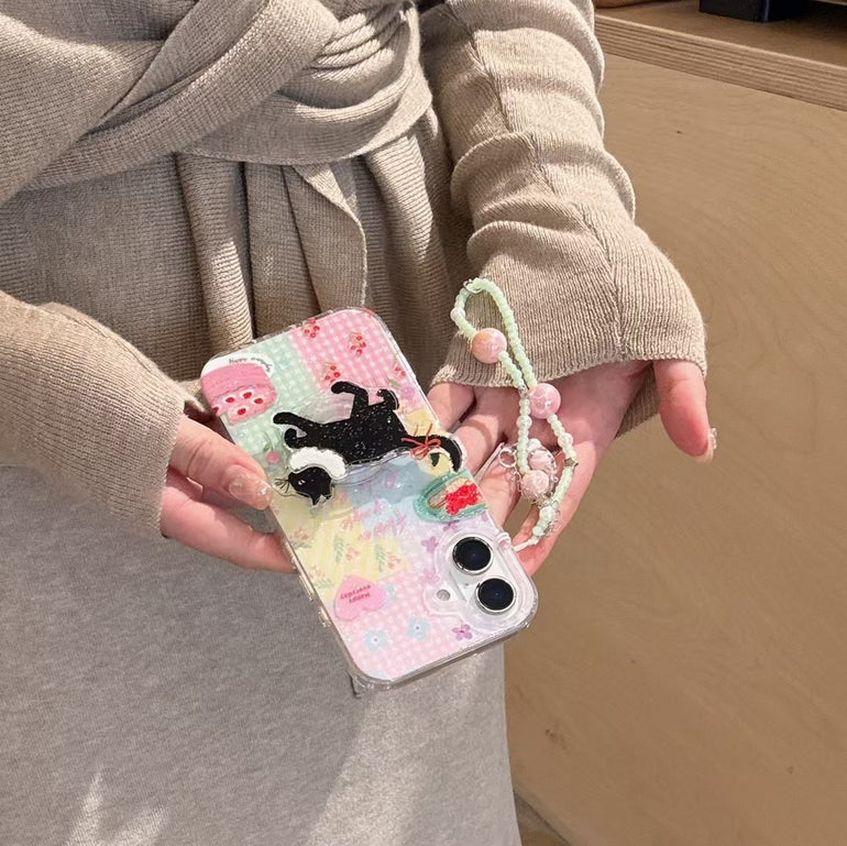 Kitten Silicon Case For iPhone With Cute Charm