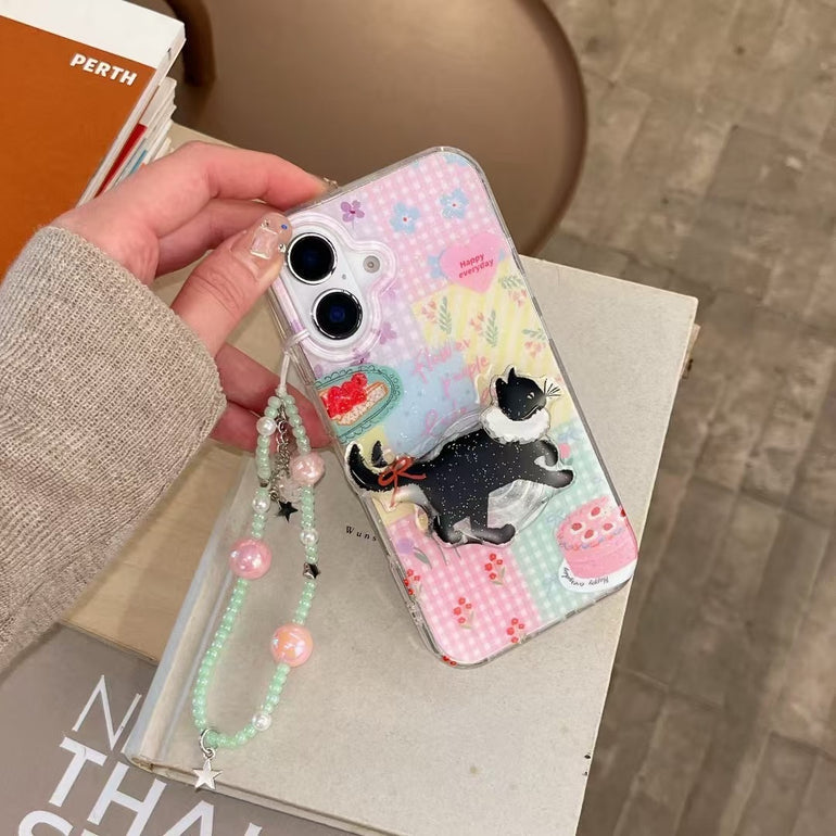 Kitten Silicon Case For iPhone With Cute Charm