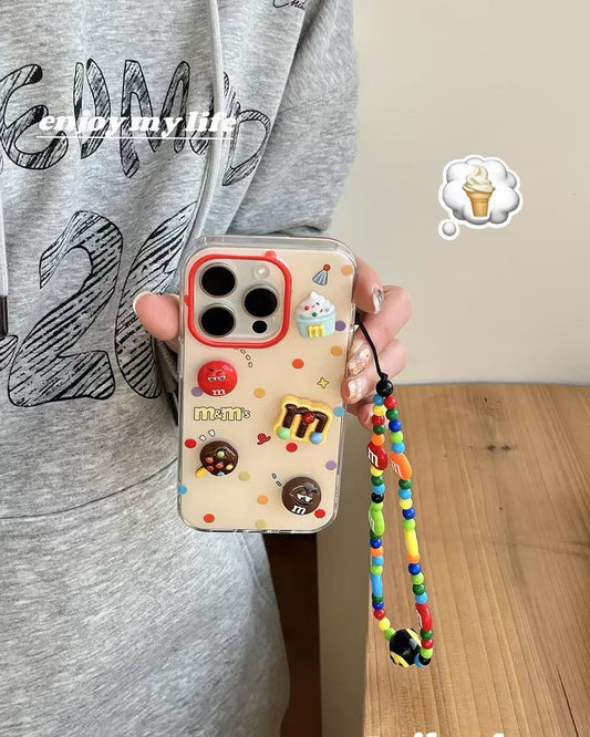 Cute Cakes Silicon Case For iPhone With Cute Charm