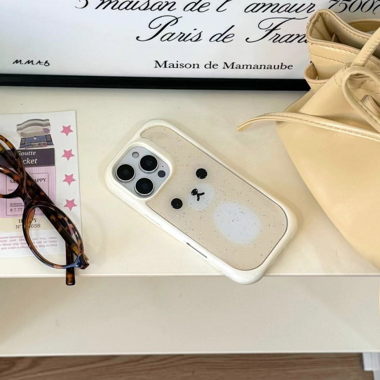 Cute Bear Silicon Bumper Case For iPhone