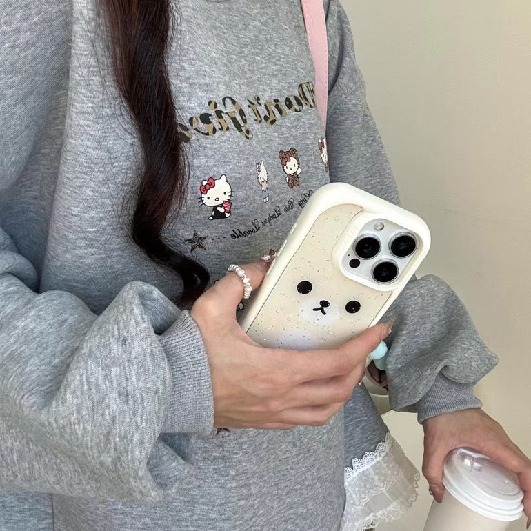 Cute Bear Silicon Bumper Case For iPhone