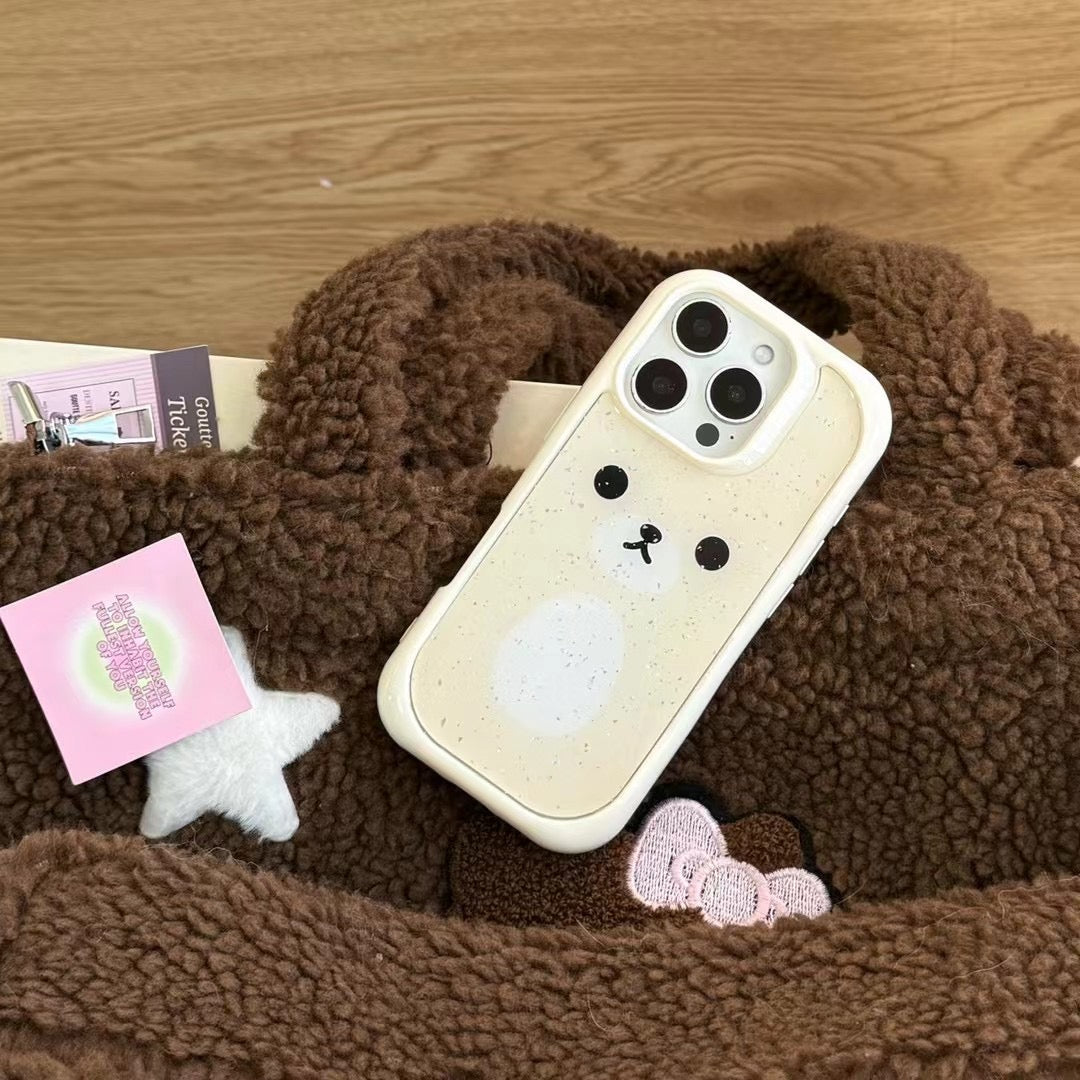 Cute Bear Silicon Bumper Case For iPhone