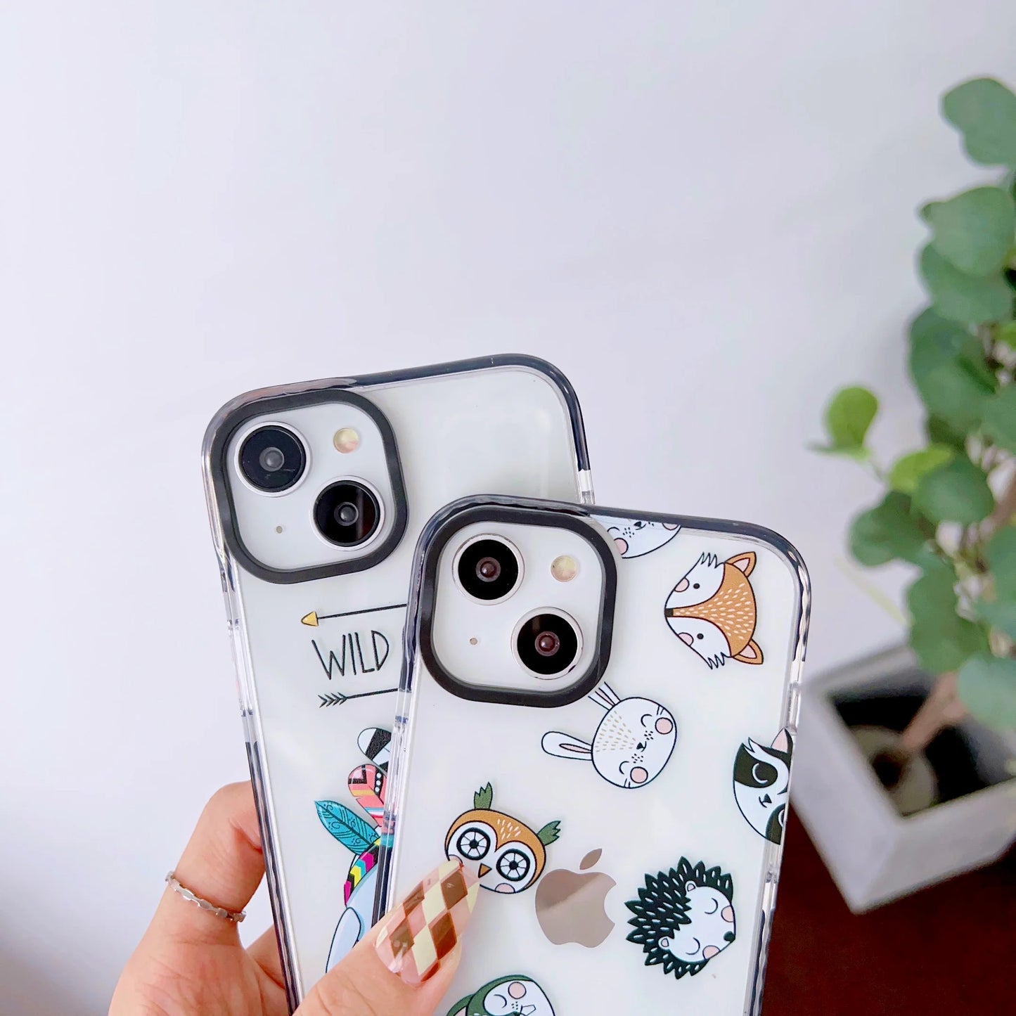 Impact Proof Silicon Case For iPhone ( Cute Design )