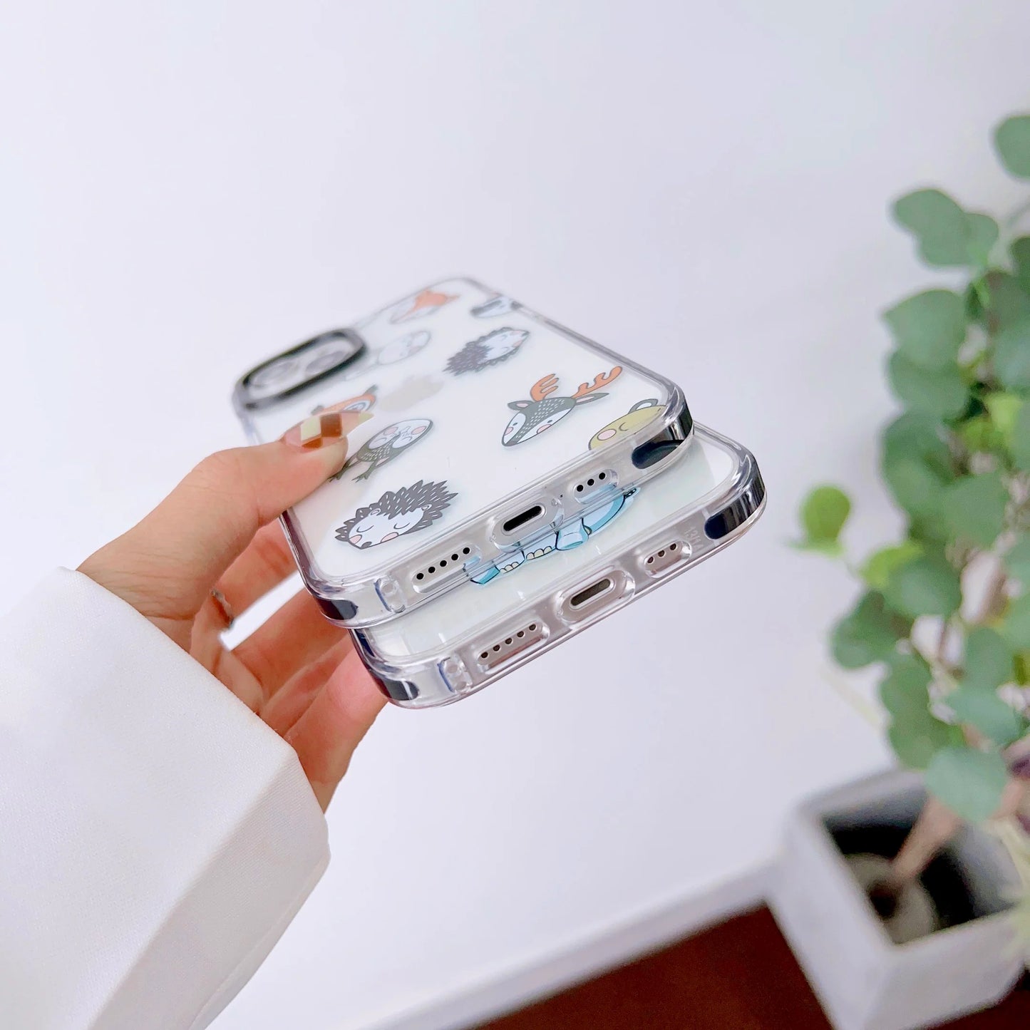 Impact Proof Silicon Case For iPhone ( Cute Design )