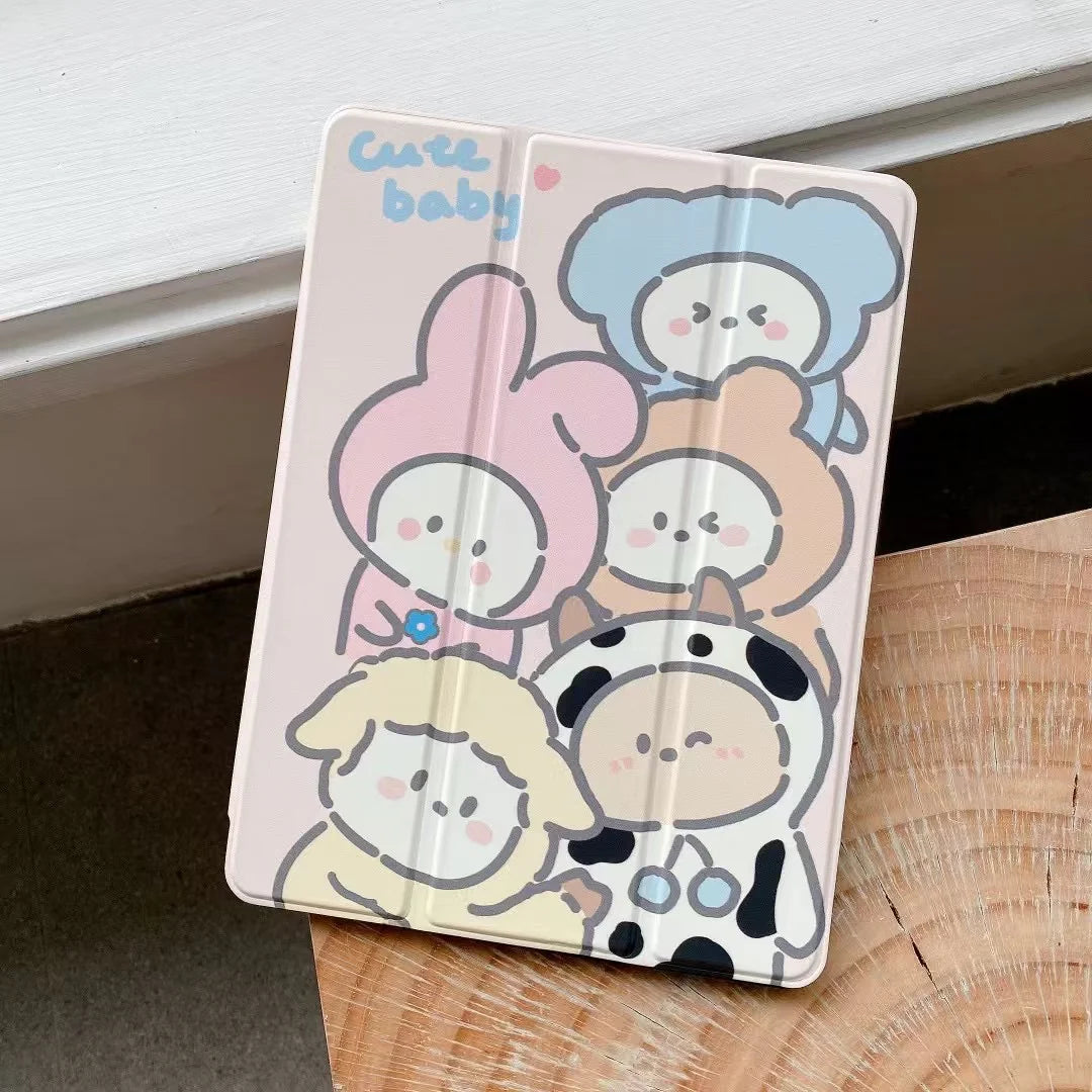 Cute Baby Cartoon iPad Covers
