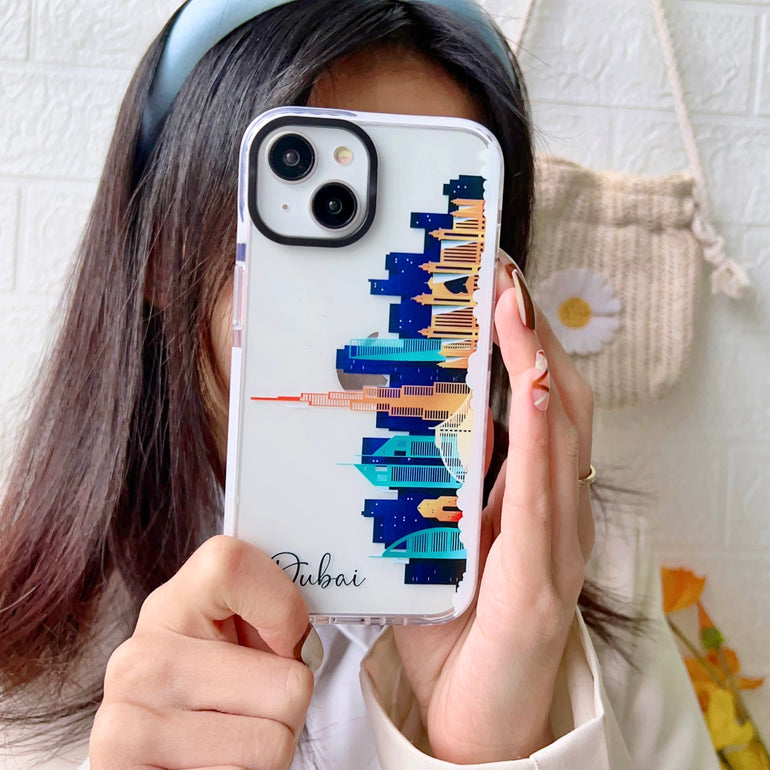 Impact Proof Silicon Case iPhone ( World Skyline )
