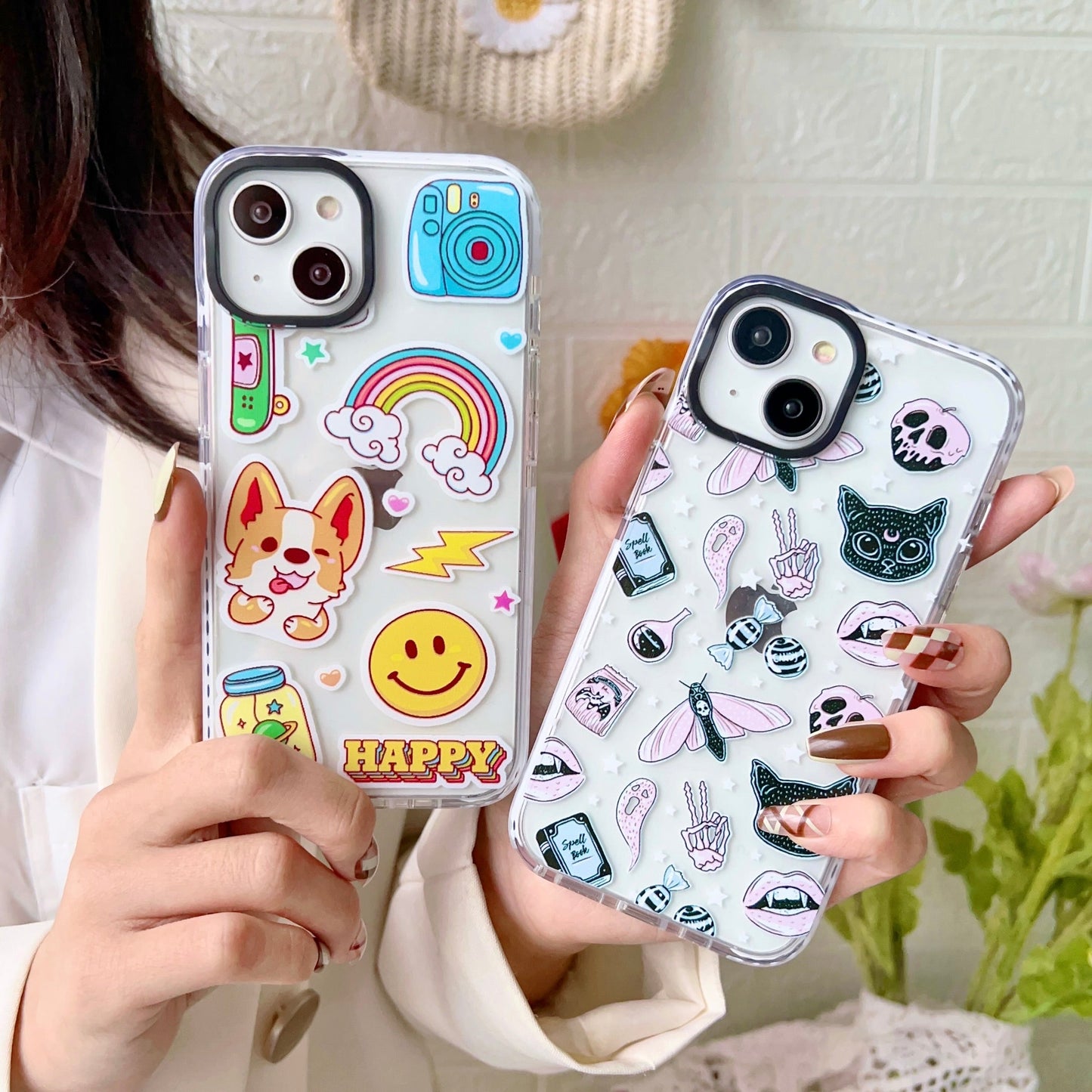 iPhone Impact Proof Silicon Case ( Travel Stickers )