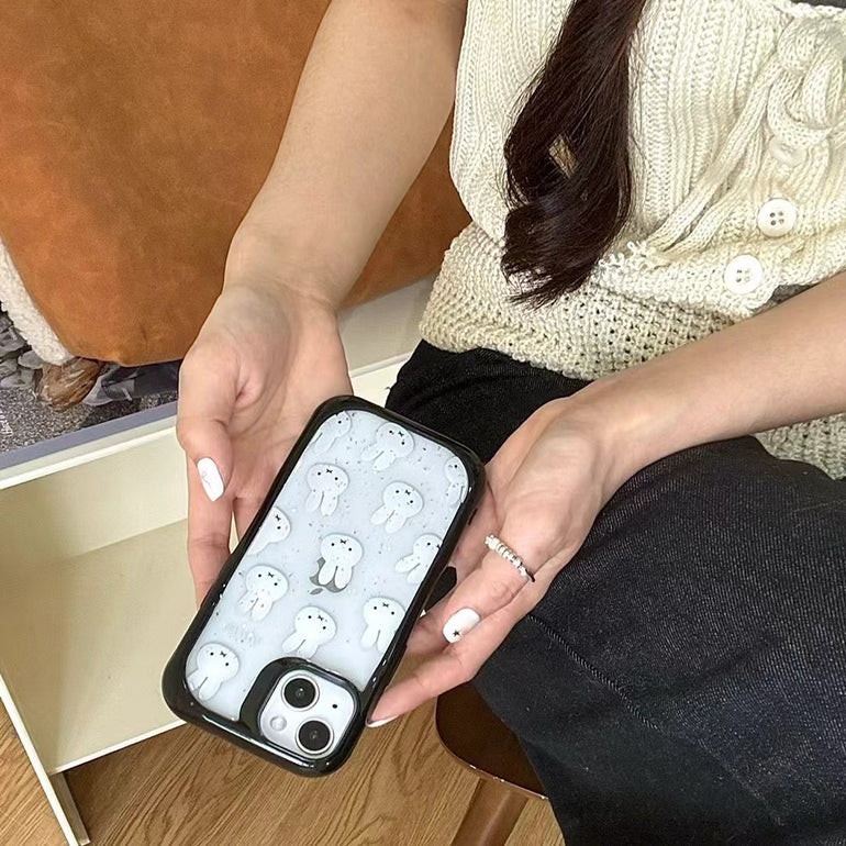 Transparent Miffy Bunny Case For iPhone