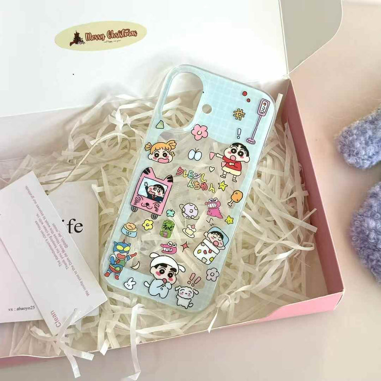 Cute Cartoon Playing Silicon Case For iPhone With Holder