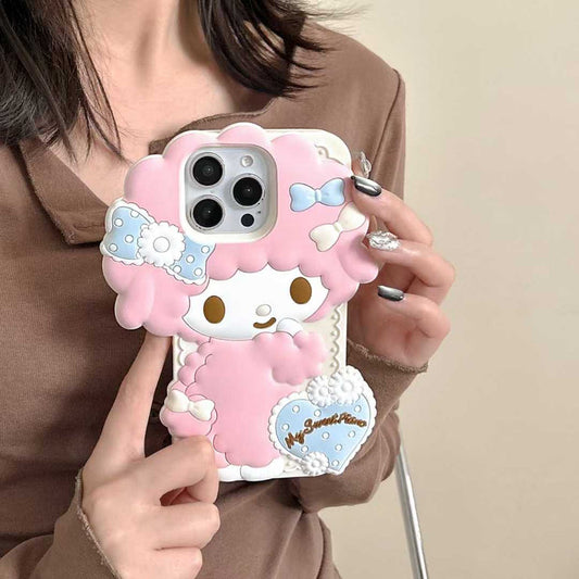 Cute Doll 3D Silicon Case For iPhone