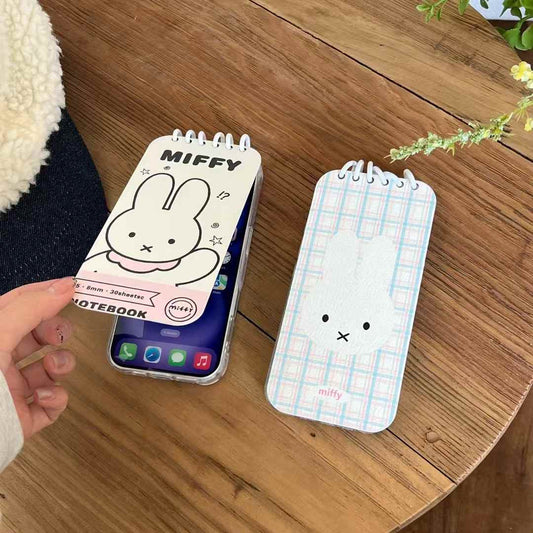 Bunny Pattern Flip Style Silicon Case For iPhone