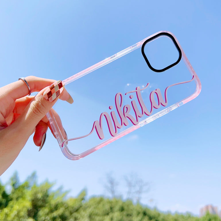 iPhone Impact Proof Customised Silicon Case ( Customised Name )