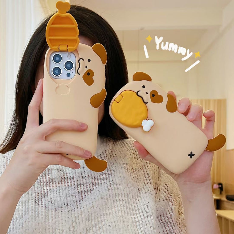 3D Adorable Dog iPhone Case