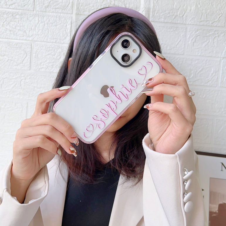 iPhone Impact Proof Customised Silicon Case ( Customised Name )