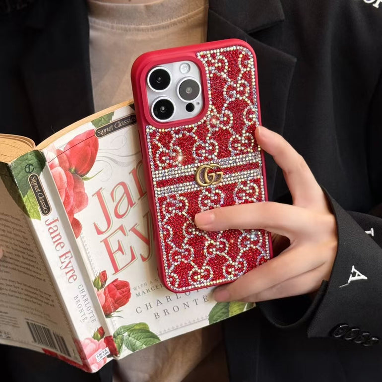 Luxury Rhinestone Pattern iPhone Case