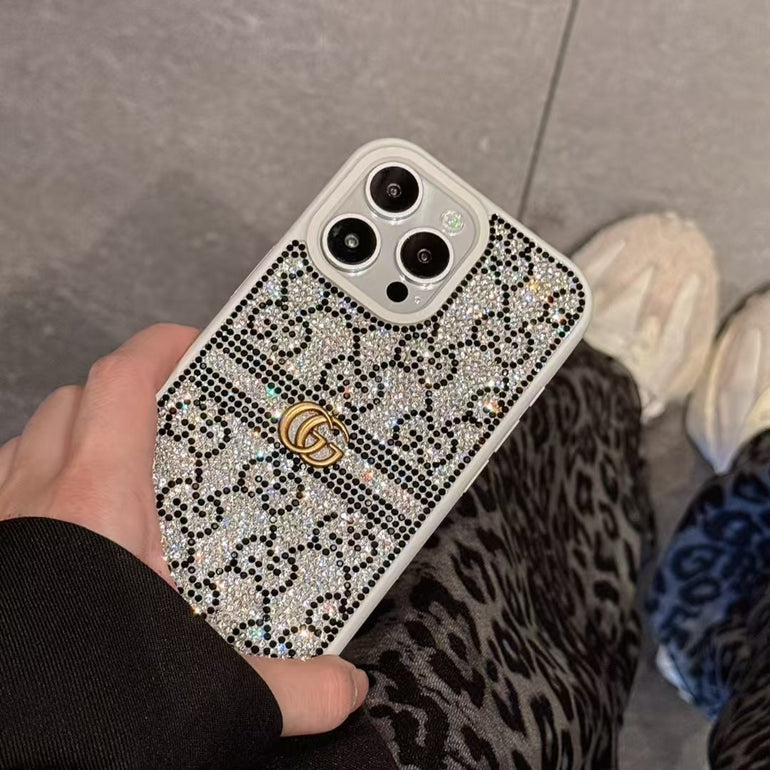 Luxury Rhinestone Pattern iPhone Case