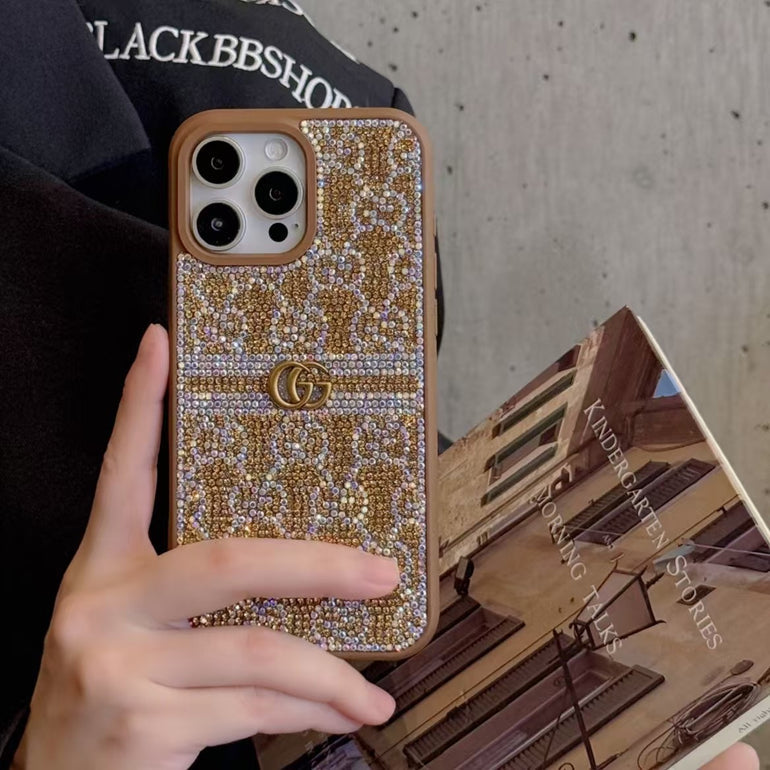 Luxury Rhinestone Pattern iPhone Case