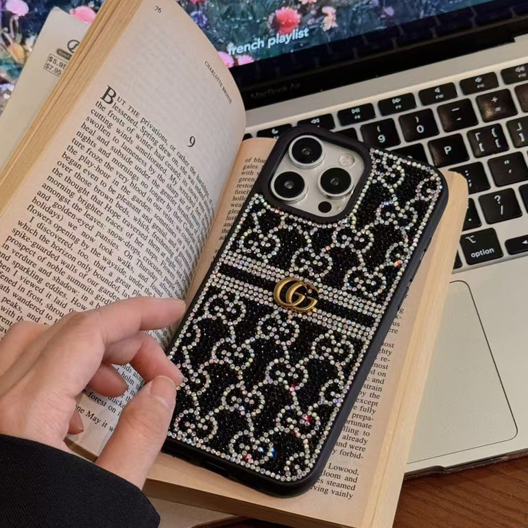 Luxury Rhinestone Pattern iPhone Case