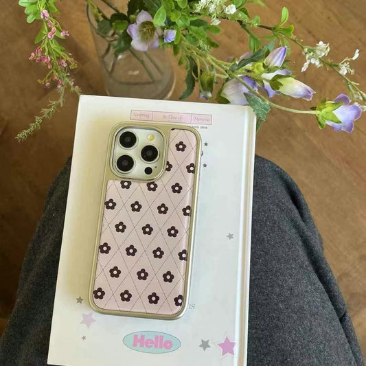 Flower Pattern Case For iPhone