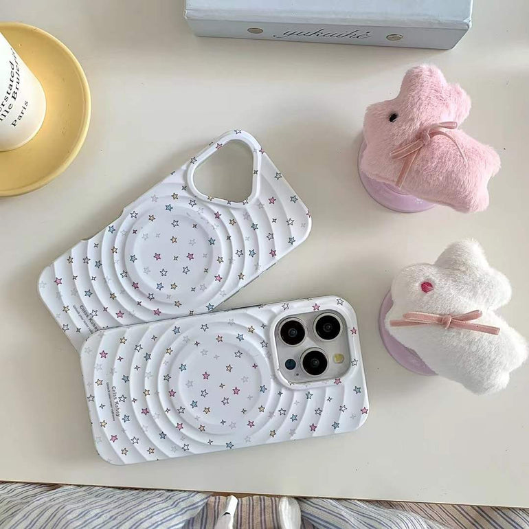 Star Ripple Magsafe Case For iPhone With Rabbit Magsafe Holder