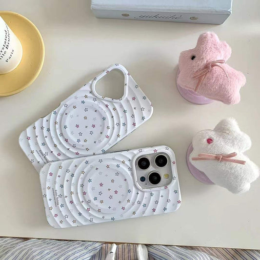 Star Ripple Magsafe Case For iPhone With Rabbit Magsafe Holder