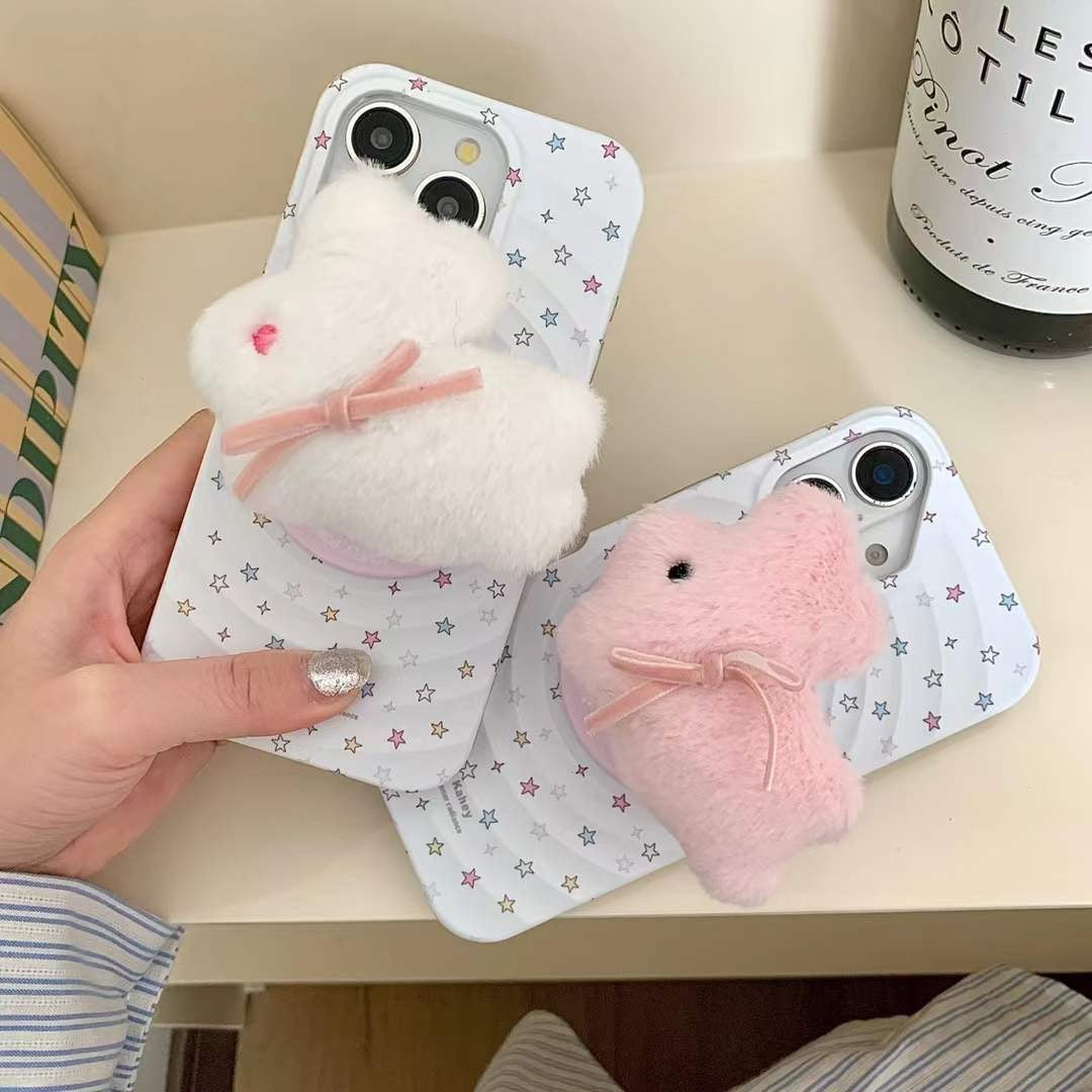 Star Ripple Magsafe Case For iPhone With Rabbit Magsafe Holder