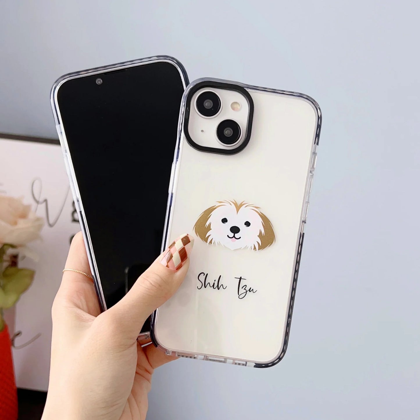 iPhone Impact Proof Customised Silicon Case ( Dog Breed Faces )