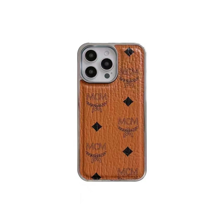 Designer Embossed Leather Case For iPhone