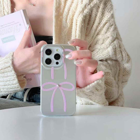 Cute Bow Designer Silicon Case For iPhone