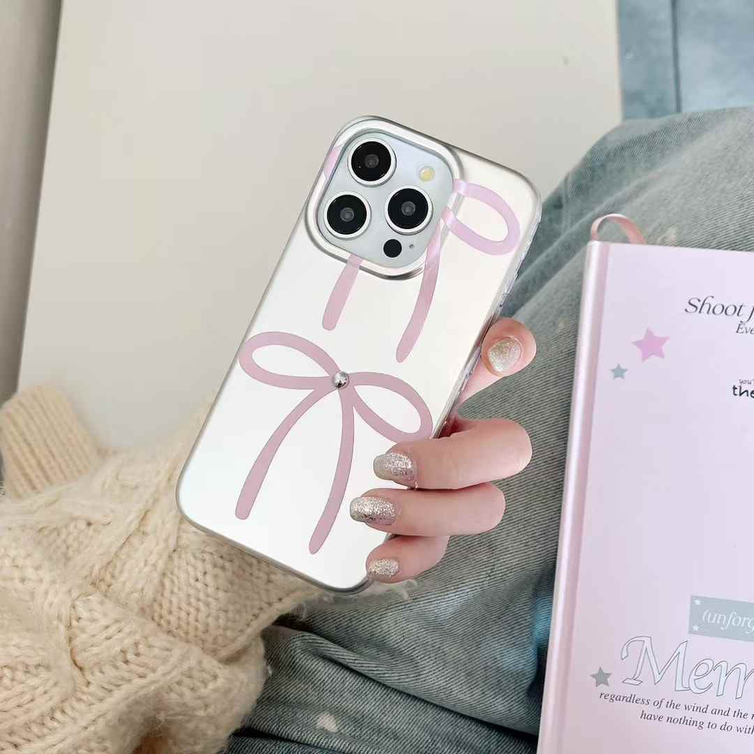 Cute Bow Designer Silicon Case For iPhone