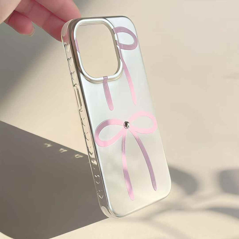 Cute Bow Designer Silicon Case For iPhone