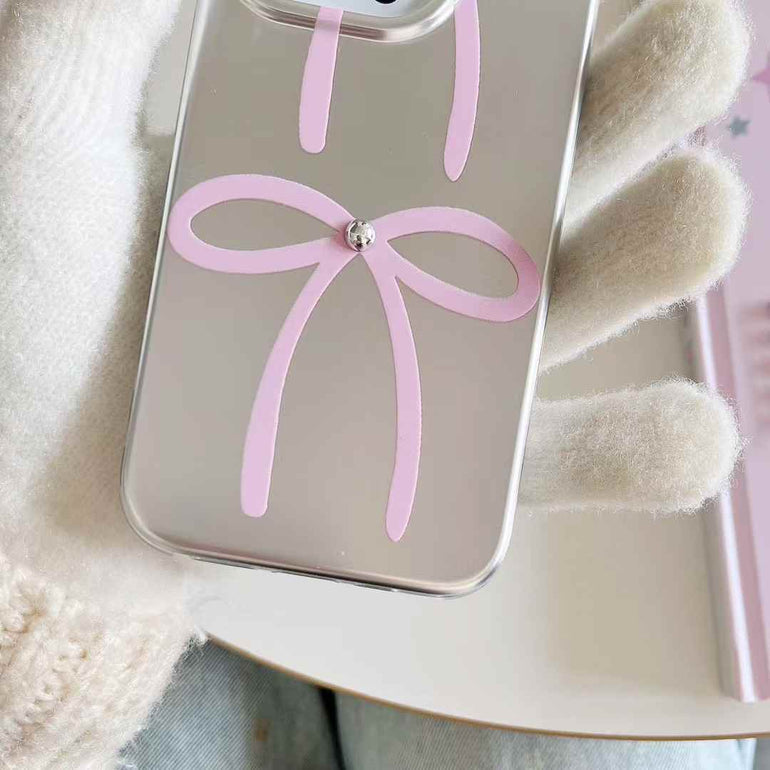 Cute Bow Designer Silicon Case For iPhone