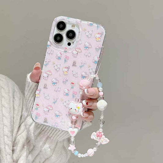 Enjoing Kitty Silicon Case For iPhone