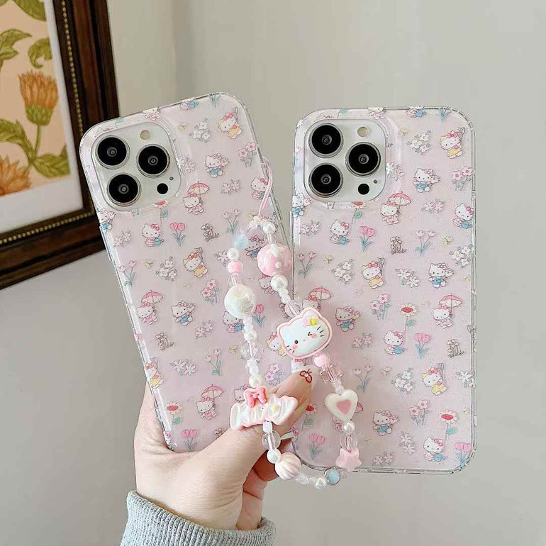 Enjoing Kitty Silicon Case For iPhone