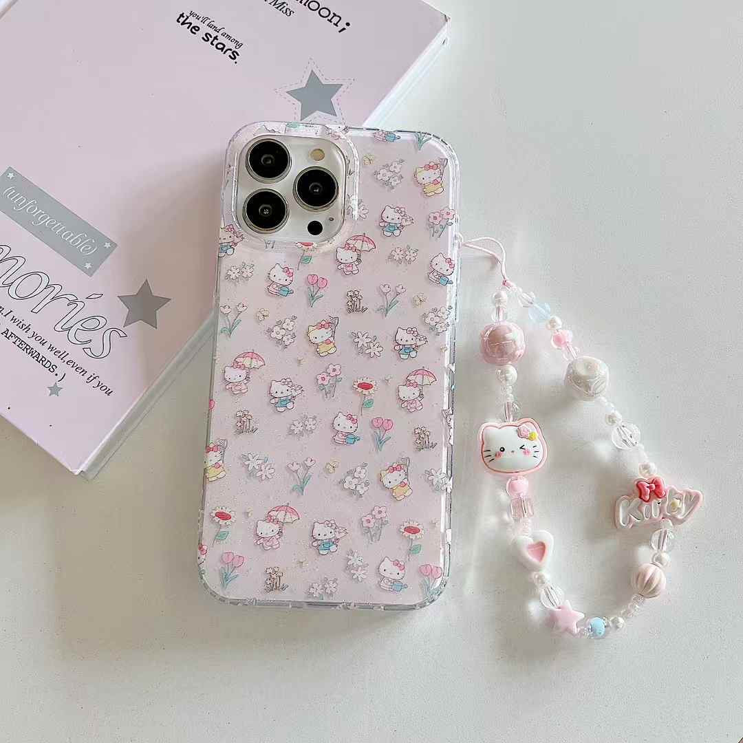Enjoing Kitty Silicon Case For iPhone