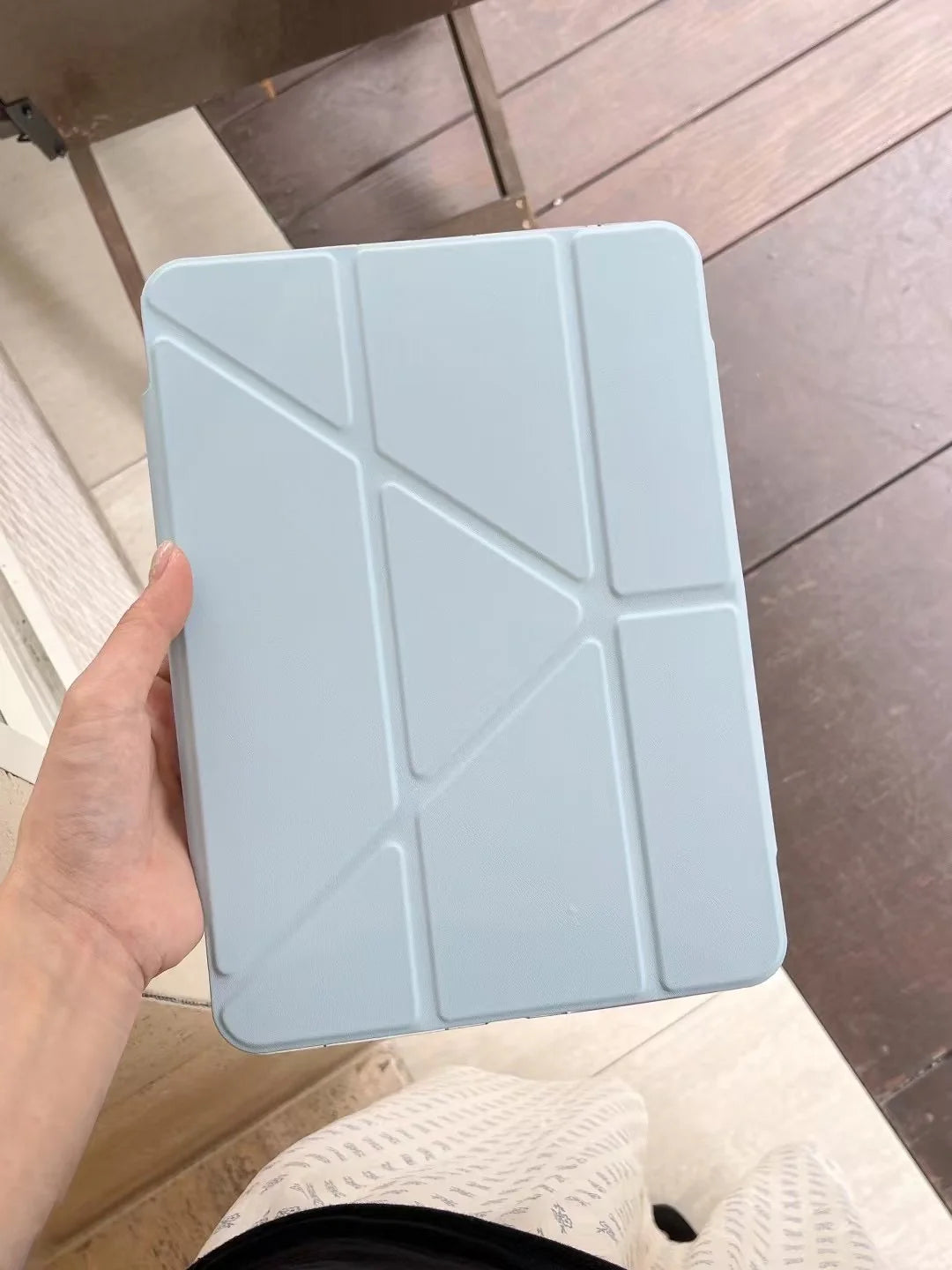 Origami Smart iPad Case – Foldable Magnetic Cover with Pencil Holder