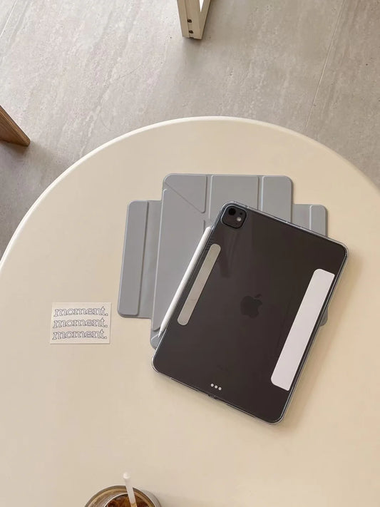 Origami Smart iPad Case – Foldable Magnetic Cover with Pencil Holder